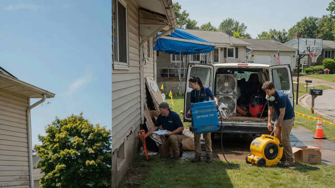 Ceiling Leak Cleanup in Toronto, SD near me